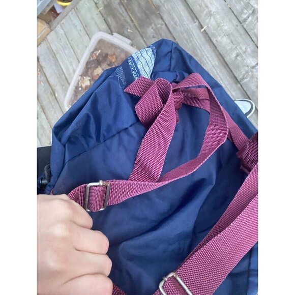 Vintage ADIDAS 3 Stripe AAC Adidas Phys Ed Training Athletic Club Backpack Red - Picture 5 of 7